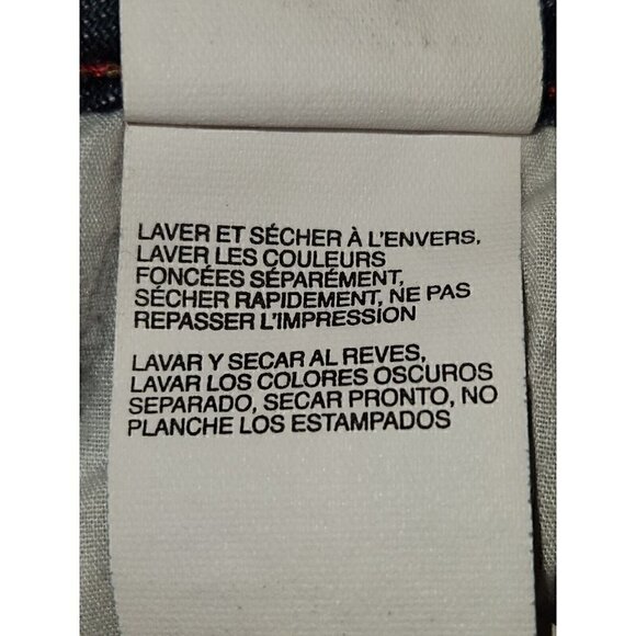 Tommy Hilfiger Womens Hope Bootcut Dark Wash Jeans Size 6S Y2K - Picture 15 of 16